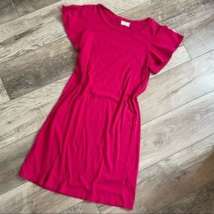 Anthropologie t.la Pink T-Shirt Dress